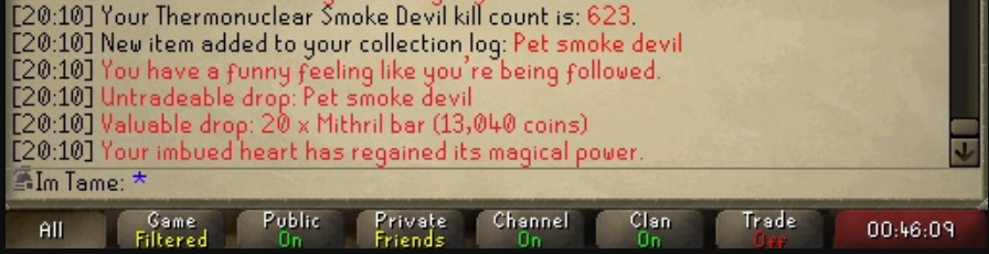 TameOSRS's tweet photo. #9. First slayer pet https://t.co/XHVblja4kk