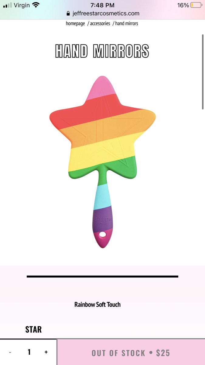 Jiffyjeffers199's tweet image. Can’t wait to add rainbow pride mirror to my collection…tomorrow can’t come fast enough!😍🌈 #Pride2021  #mirrorking