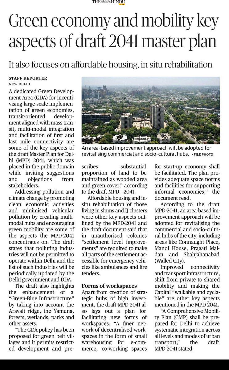 rsuri54's tweet photo. Plenty new wine in old bottles, #DraftMPD2041 gives top dog position to #Environment #Sustainability doesn't Walk its Talk by permitting dev in green belts by GDA policy.
Heard for just to long; flogged buzzwords; pollution, climate change,heritage,transport hubs,paid parking https://t.co/rJF03IbSgO