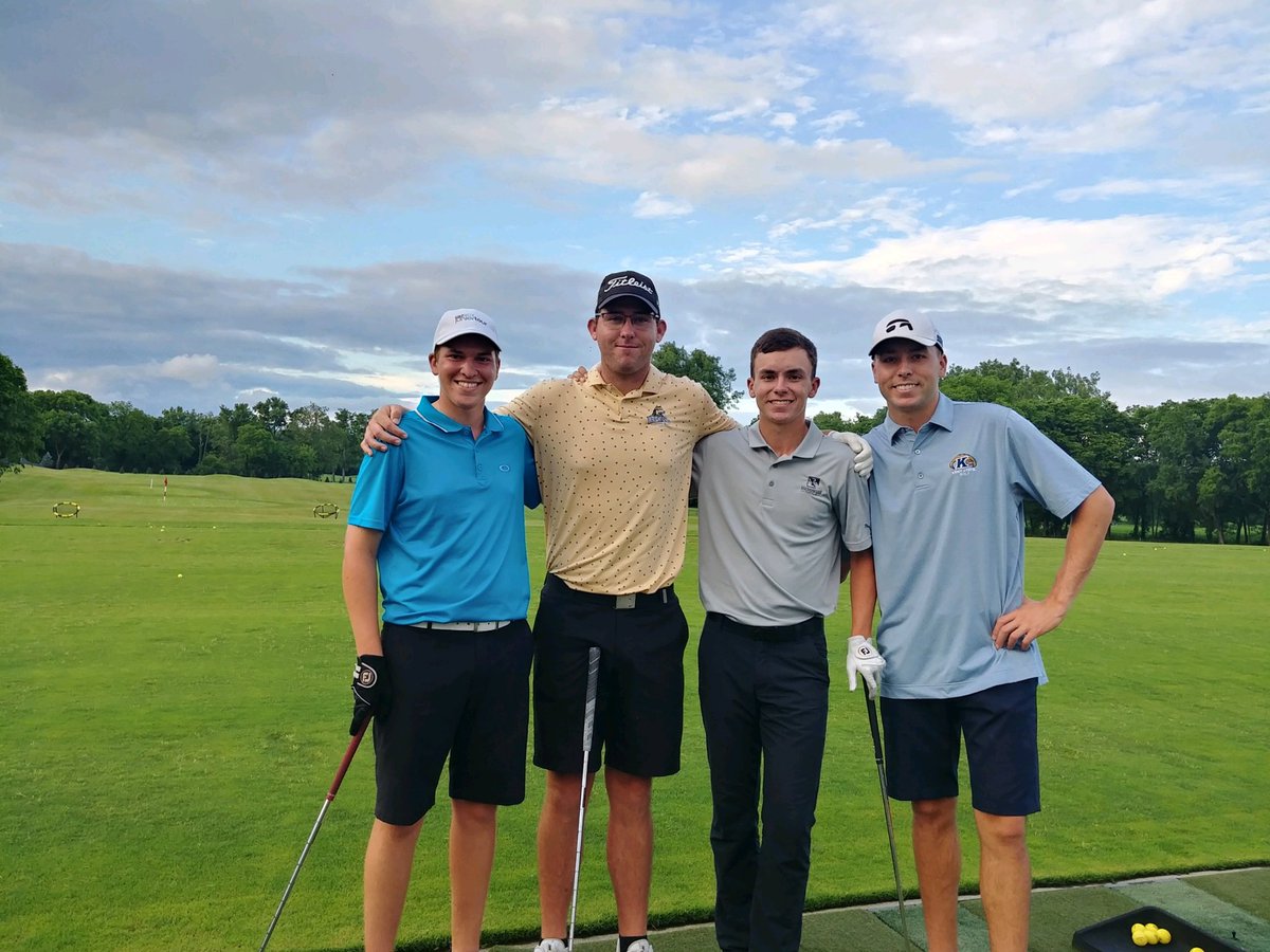 Schooch48's tweet photo. Heatherwoode in the summertime, just feels right...the boys having a a little closet to the pin contest... https://t.co/SV4rqITqH8