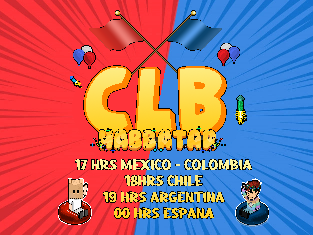 Torneo Captura la Bandera🏁
¡Bienvenidos al primer torneo de Captura La Bandera! Que se llevará a cabo el día Viernes 11 de Junio 2021 en habbatar.com ¡Habrá grandes premios a los 3 primeros ganadores!.Inscribe ahora  con algún GM's