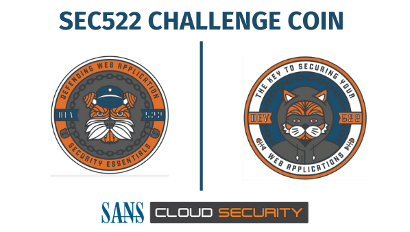 SANSCloudSec's tweet photo. EARN A CHALLENGE COIN! #SEC522 makes heavy use of hands-on exercises and will conclude with a large defensive exercise that reinforces the lessons learned throughout the week. Register here: https://t.co/2wCMOAmmEO https://t.co/eNMsdqU7xi