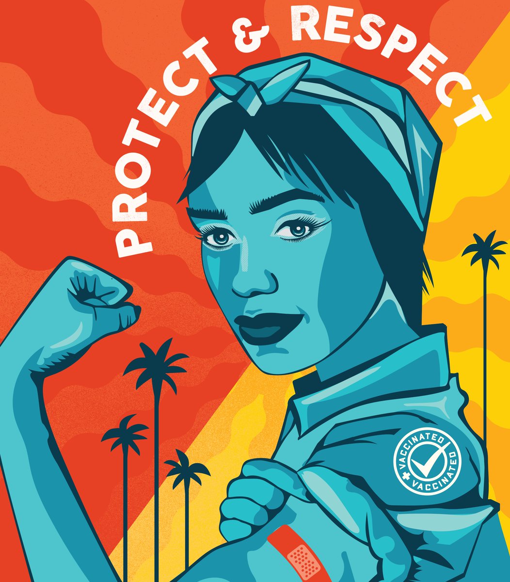 Mayor Karen Bass (@mayorofla) on Twitter photo Let’s get back to doing what we love, L.A. Get vaccinated to protect yourself & others.
Angelenos 12+ can visit any City vax site without an appointment.
Help spread the word with these <a href="/studionumberone/">Studio Number One</a> posters. Free to download in English & Spanish: Coronavirus.LACity.org/PandemicArt Let’s get back to doing what we love, L.A. Get vaccinated to protect yourself & others.
Angelenos 12+ can visit any City vax site without an appointment.
Help spread the word with these <a href="/studionumberone/">Studio Number One</a> posters. Free to download in English & Spanish: Coronavirus.LACity.org/PandemicArt