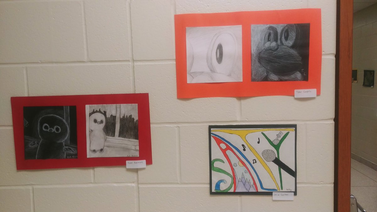 MWArtDept's tweet photo. Thanks Mr. Palella and Mr. Weber for making Ms. Gendrou and I a part of tonight's awesome event! The concert was phenomenal, and having an audience see student artwork was a wonderful treat. #thearts https://t.co/zXKu3FYcHt