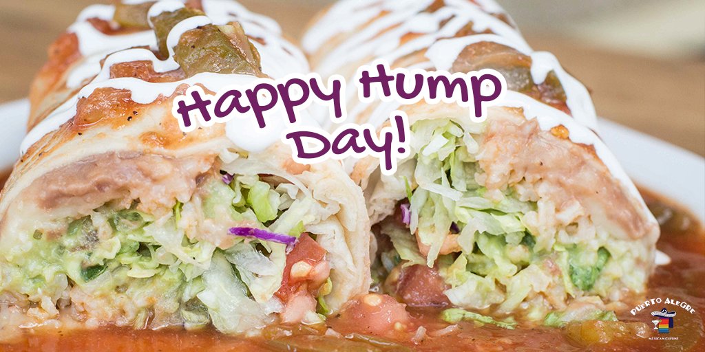 PuertoAlegreSF's tweet photo. Already wishing the #weekend to be here? Don't wait any longer!

At home or at the restaurant, our #BurritoWednesday can be your weekend moment in the middle of the week.

#YourHumpDayMoment #themissionscommunity https://t.co/g2nBU08hby