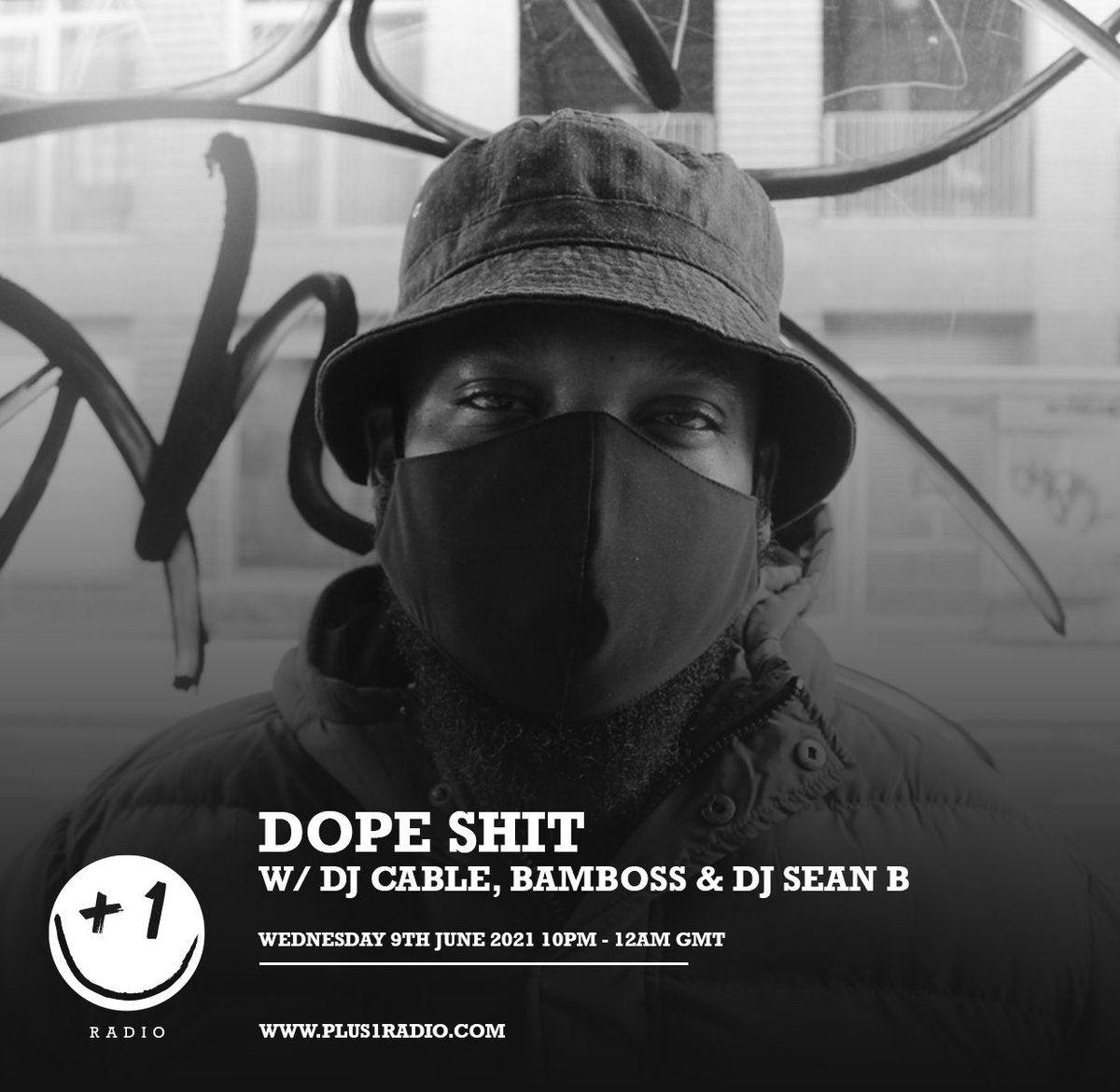plus1_radio's tweet photo. Now: @djcable is back with his monthly instalment of Dope Shit - all the freshest Hip Hop from across the spectrum. Hackney's @Bamboss joins him for an exclusive interview, whilst @DJ_SEAN_B_ from Essex lays down a killer guest mix.

10PM-12AM GMT🇬🇧
https://t.co/H3O2cTUx5S https://t.co/EdHiV9A6Zq