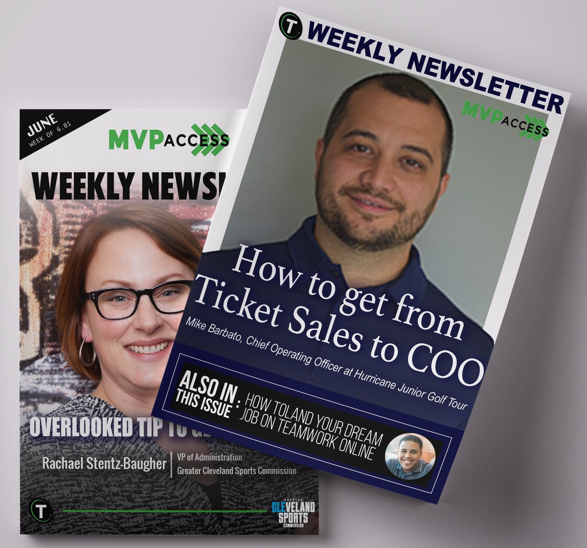 TeamWork_Jobs's tweet photo. SNEAK PEAK π In this week's #MVPAccess & #TeamWorkU Newsletters, our readers will hear from Mike Barbato and Robert Mainor II.
Subscribe here: https://t.co/bvR8kcCABy https://t.co/sBf2TSGUa5