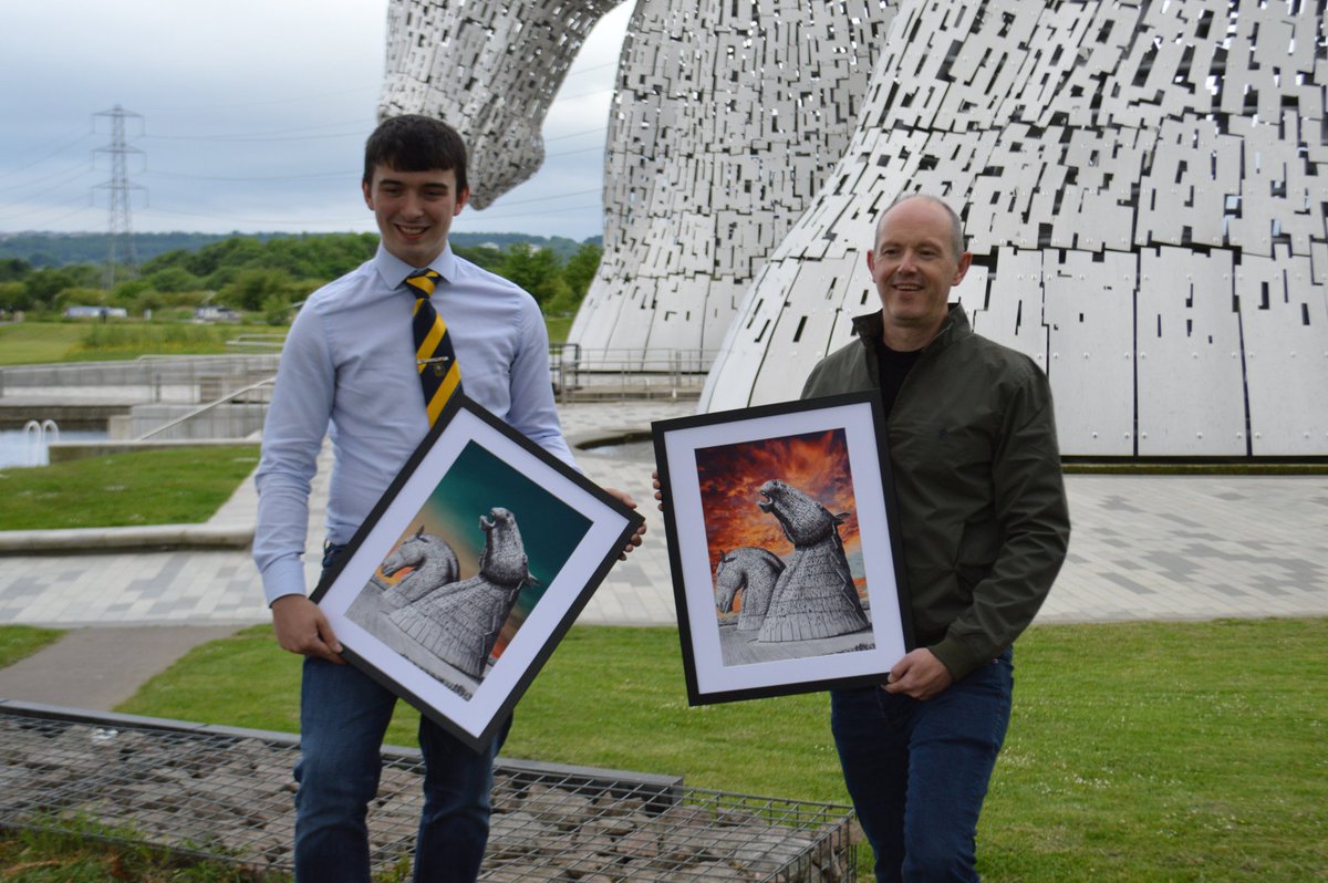AliEdmond4's tweet photo. Great to meet up with David and Francis from @JacktonArt to see his latest piece on @theKelpiesreal.
David has donated several prizes to our fundraiser for the @MNDoddie5 which you can enter for every £2 you donate here: https://t.co/vq4TIJvFmT
#PackPartners @HelixFalkirk https://t.co/M4ZZA8EeNr
