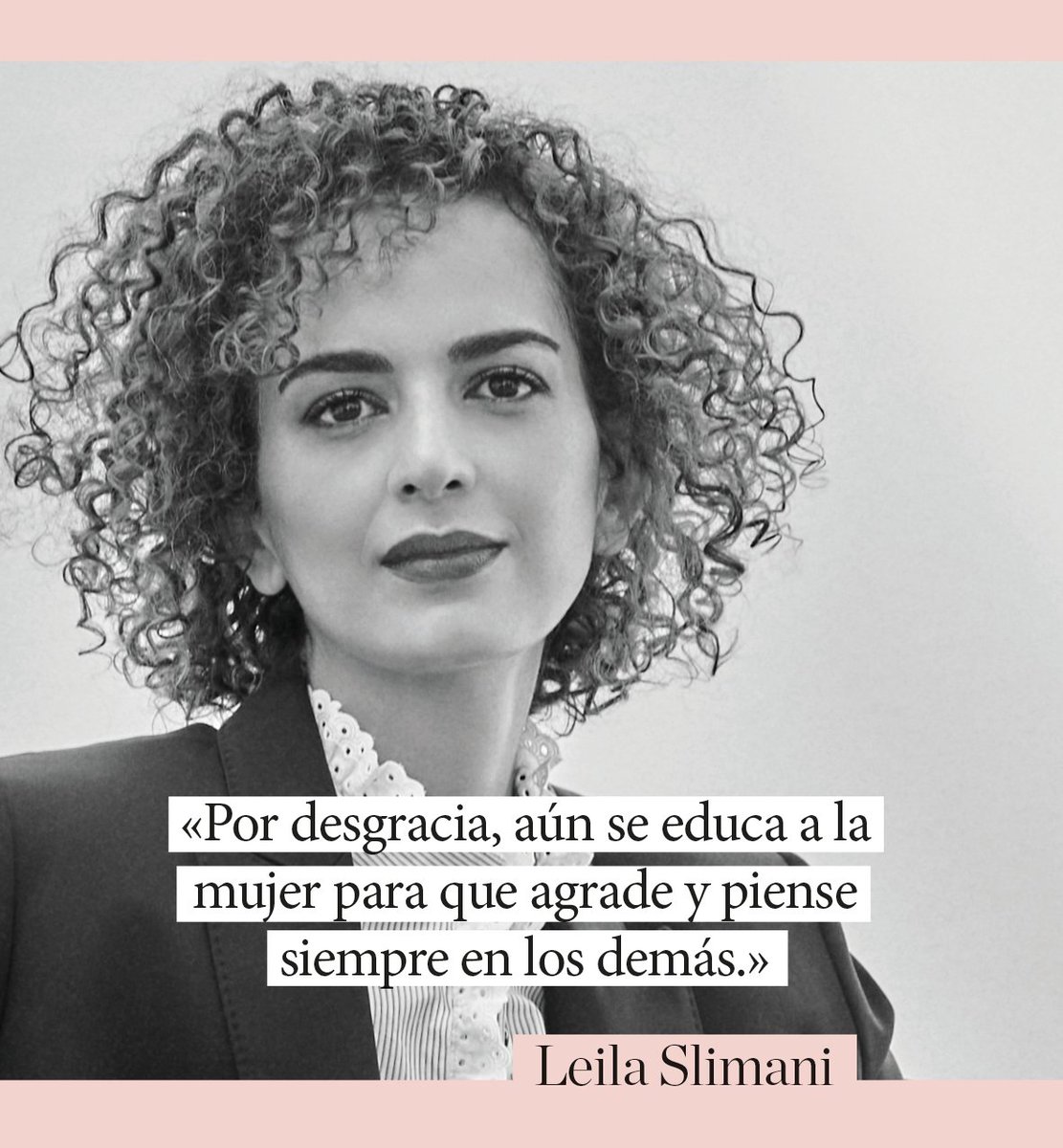 ¡Buenas noches! #MujeresELLE 💗 #LeilaSlimani