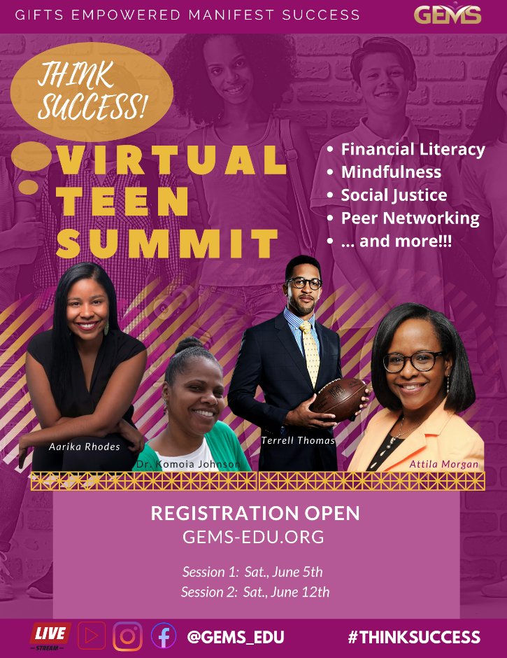 #TeenSuccess Finance, Social Justice, Mindfulness! Register your student today! buff.ly/2S5pdOw