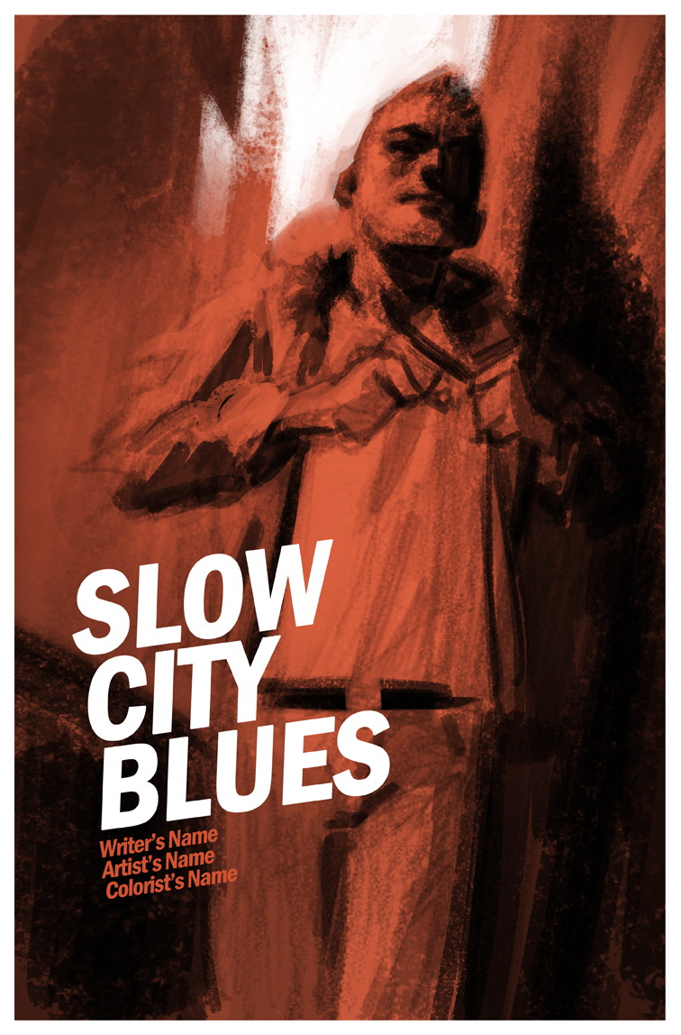 Discarded sketches for the "Slow City Blues" variant cover. 
More info: zoop.gg/c/slowcityblues