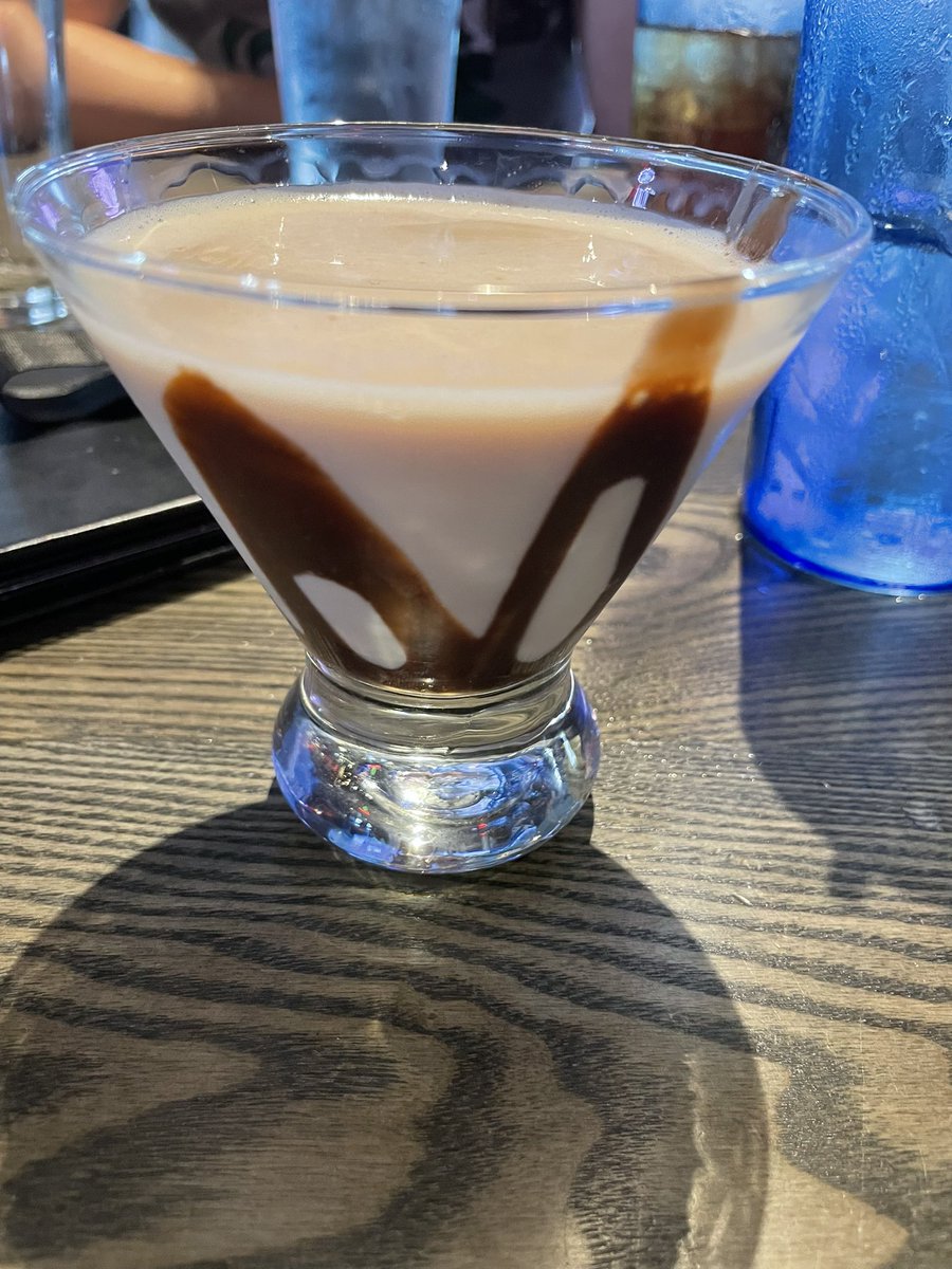 Fancy drinkin’ today. #chocolatemartini