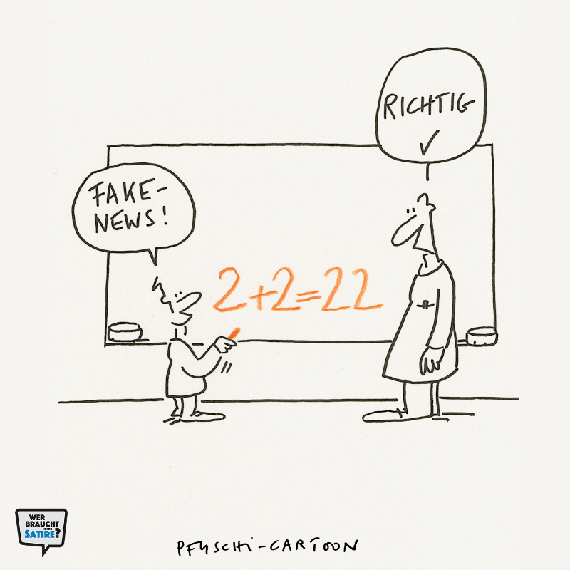 Satire_CH's tweet photo. Fake News mit Pfuschi
#fakenews #satire #wbss #werbrauchtschonsatire #cartoon #humor #schweiz #satireformat #schweizermedien #pressezeichnung #zeichnung #kritsch #offen https://t.co/lnMS5Nb9cc