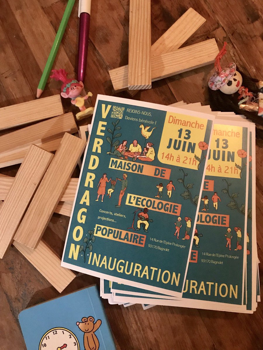 Salut camarades

Dimanche 13 juin à Bagnolet, on ne va pas juste inaugurer Verdragon, un lieu inédit porté par <a href="/FrontDeMeres/">Front2mères</a> &amp; <a href="/Alternatiba_/">Alternatiba</a>

On va surtout danser avec nos enfants, décider ensemble de ne pas baisser les bras, et travailler sérieusement à un monde meilleur

Venez
