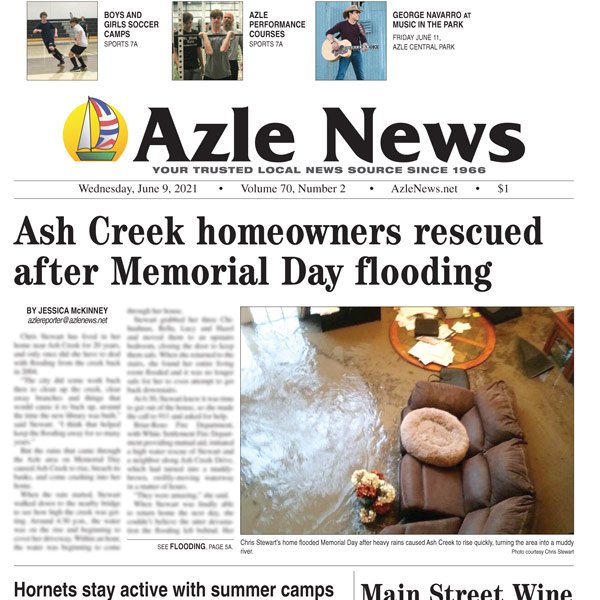 This week's edition of the Azle News is now up. Be sure to check it out at azlenews.net or come by the Azle News office for a print copy. #azle #news