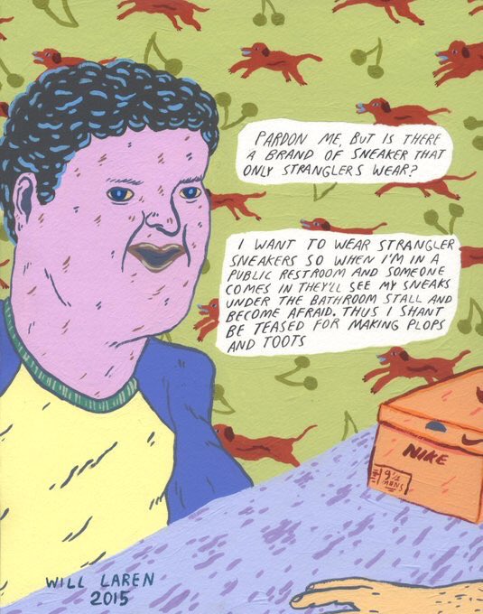 Digital prints of this painting from 2015 now available: willlaren.bigcartel.com/category/prints