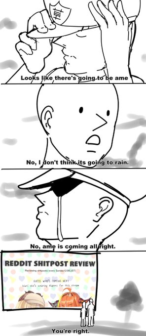 cant be a shitpost without being shitty, ame right? 
#桐生ココ 