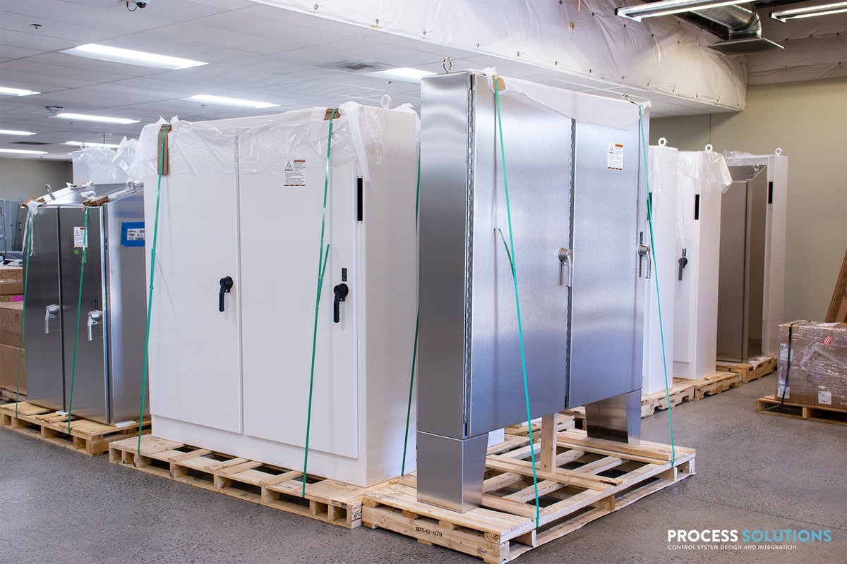 A lot of new enclosures have been arriving this week in preparation for upcoming panel builds!

With 35,000 sq. ft. of production space, We have the capacity to take on high-volume panel builds while adhering to strict schedule requirements &amp; our high-quality standards.