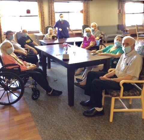 PremierHM1's tweet photo. Did you know we have a Polish Program here at #NorridgeGardens? Urzula, our Polish speaking activity aide assisted Residents in socializing, singing Catholic songs & making #Polish flags. #together
#PolishProgram #PolishSpeaking #heal #WhyWeCare #activity https://t.co/mFqoP9lLBR https://t.co/ehkXvXXM8T