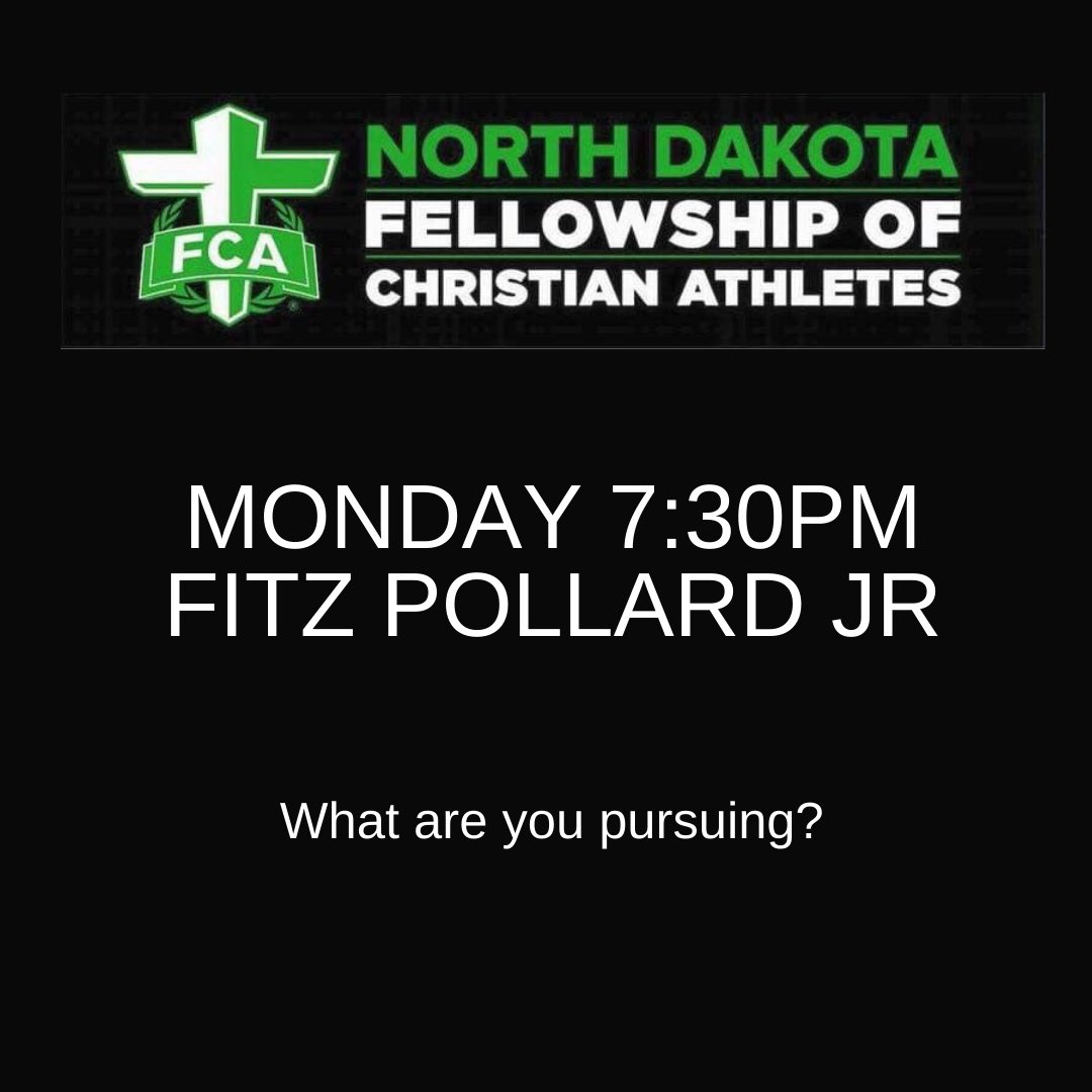 ⭐️Join us Monday nights at 7:30 for Fellowship of Christian Athletes huddle meetings at the Fritz Pollard Jr. Performance Center (formerly known as the HPC). 

⭐️ On Tuesday evenings, members of all ministry groups are invited to play SpikeBall at University Park starting at 8pm.