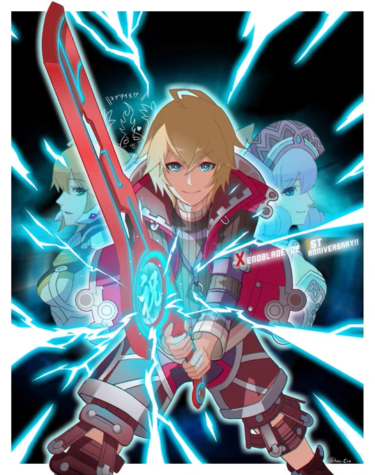 ゼノブレイド 11周年おめでとうございます!!モノリスソフト様神ゲーをありがとう…!!再掲です🦌✨
 #Xenoblade_fes21 