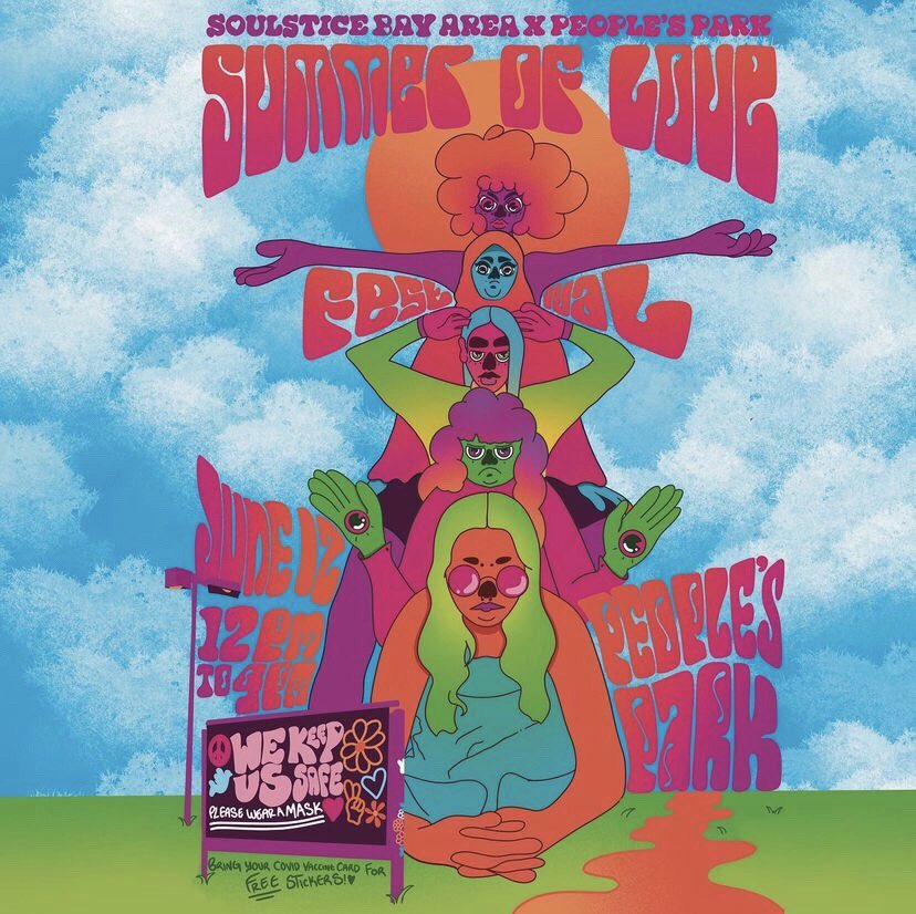 rfeedings's tweet photo. ☮️ Summer of Love Festival 💟
📍People’s Park, Berkeley
🗓 June 12, 12-4pm
Connect w artists, activists &amp; organizers from around the Bay! Learn &amp; discuss about social justice issues &amp; help elevate the platform for QT BIPOC individuals 🤝
EVERYONE is welcome 🧡 https://t.co/5P7MWXGDmp