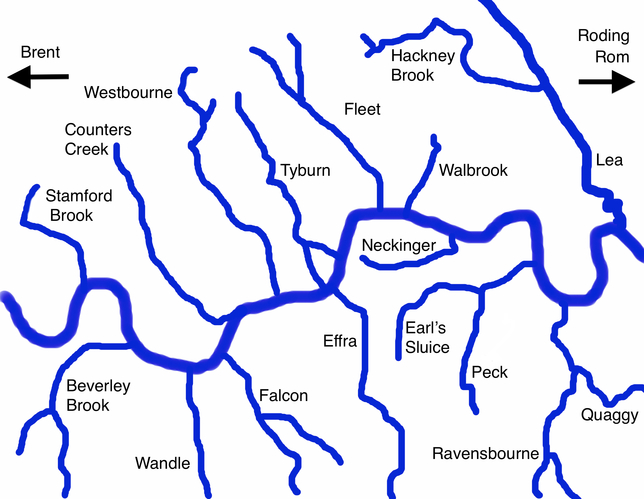 arroyoslibres's tweet photo. En sus travesías, con el acompañamiento de un zahorí o #rabdomante, sigue el curso de los ríos y arroyos ocultos de la ciudad: el #Walbrook, el #Fleet, el #Tyburn, el #Westourne, el #Efra, el #Neckinger...
(3 de 3) https://t.co/Y0iwSMW57B