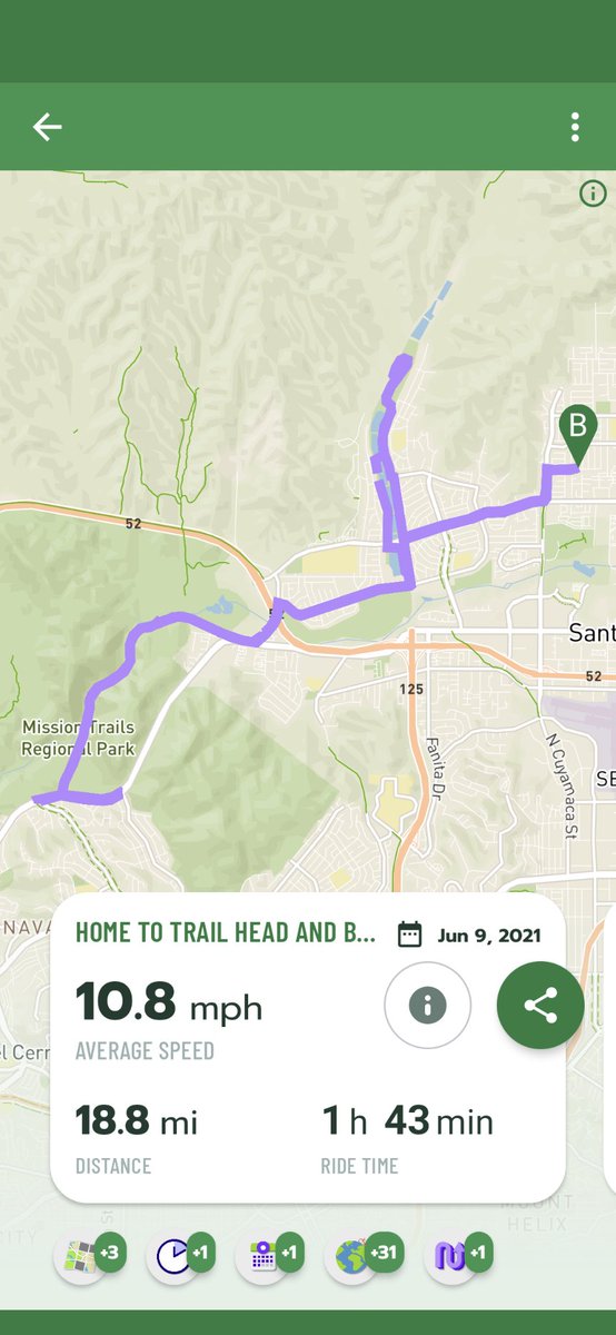 JakeNotFSM's tweet photo. I'm tired but in a good way!
#radpower
#missiontrails
#pooped https://t.co/5dGqGkNCsQ