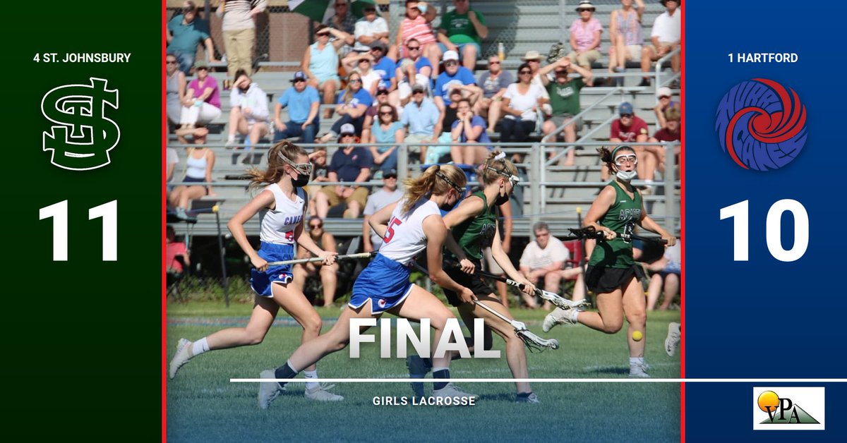 hcaneswirl's tweet photo. FINAL | The greatest season in Hartford girls lacrosse history came to a screeching halt when #4 St. Johnsbury scored twice in the final 34 seconds to come from behind and beat the #1 Hurricanes to advance to the state championship game. https://t.co/RHMTsdwQOi
