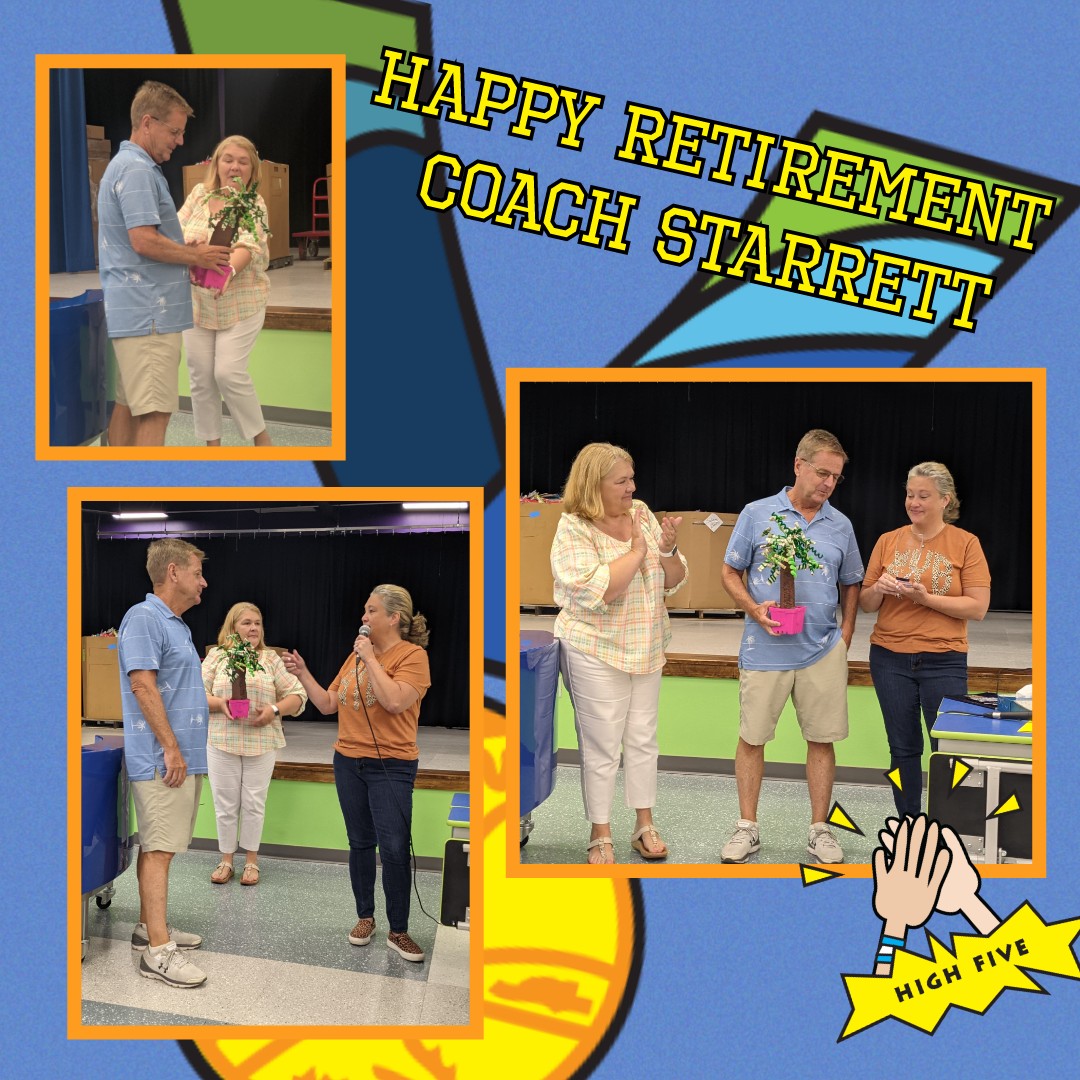 Happy retirement to Coach Matt Starrett after almost forty years in education...35 years at GME! We wish you the best!