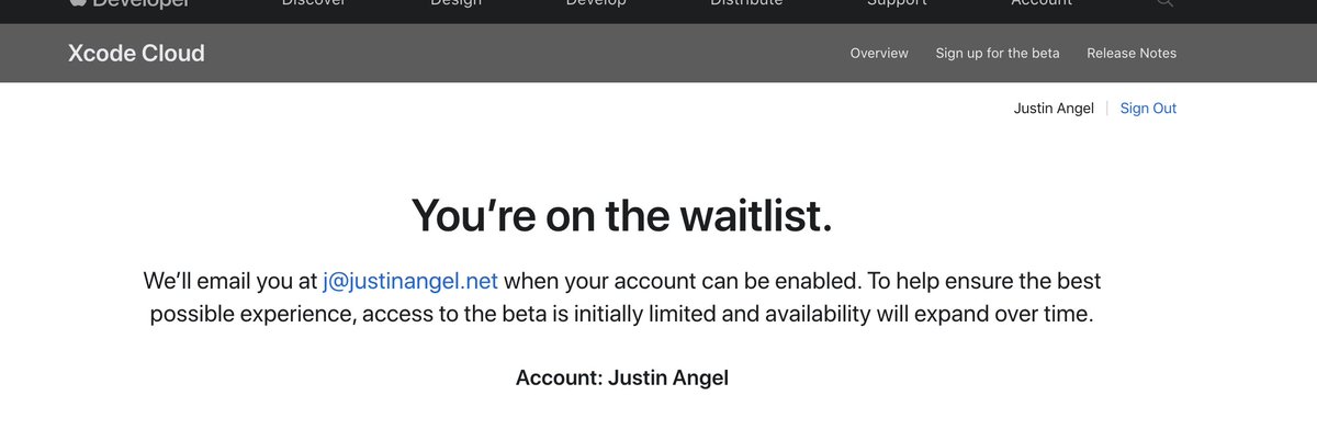 JustinAngel's tweet image. LET ME IN! LET ME IN! #XcodeCloud  #wwdc21

developer.apple.com/xcode-cloud/be…