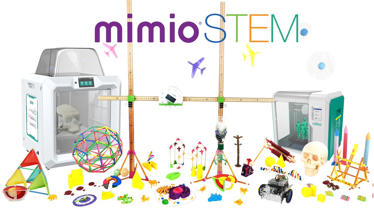 #MimioSTEM opens the door to inquiry-based learning &amp; help students engage with #STEM from wherever they are. We have compiled solutions to help you easily and effectively bring #STEMed to your students.

Robo #3Dprinters, MyBot #robots, Labdisc #sensors:
mimio.boxlight.com/stem-education/