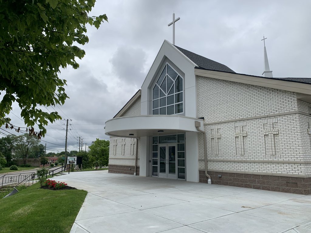 Some said it will never happen but it did. Holy Angels dedicates its new church tonight 10 years after the old one was demolished. @ 6:15 #wthr