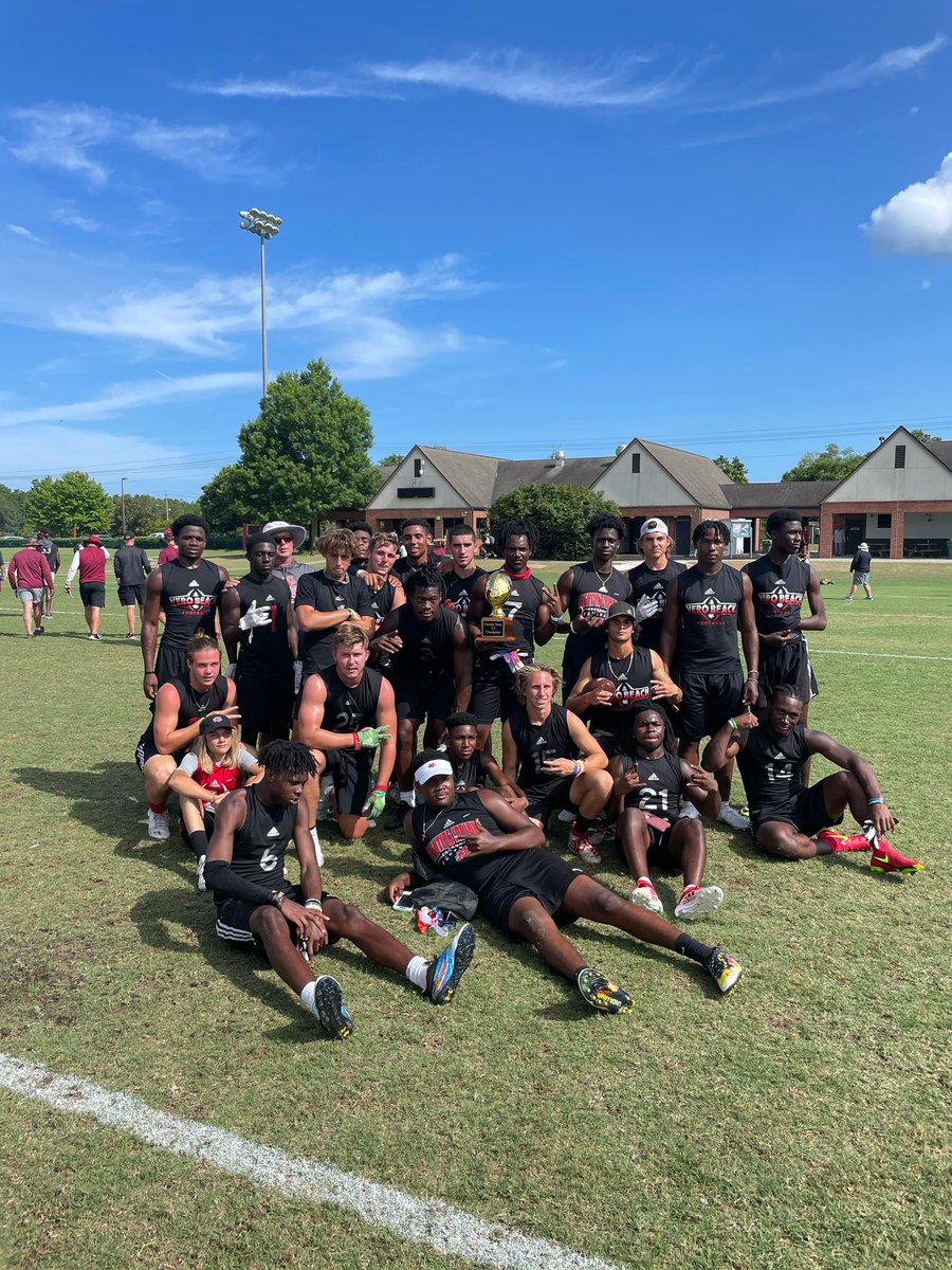 Proud of these dudes for competing and winning ⁦<a href="/FSUFootball/">FSU Football</a>⁩ 7on7 tourney. ⁦Thank you to <a href="/Coach_Norvell/">Mike Norvell</a>⁩ ⁦<a href="/RyanBartow/">RyanBartow</a>⁩ ⁦<a href="/r81dugans/">Ron Dugans</a>⁩ ⁦<a href="/RLS2294/">Coach Randy Shannon</a>⁩ for the hospitality and running a great camp! #Veronation
