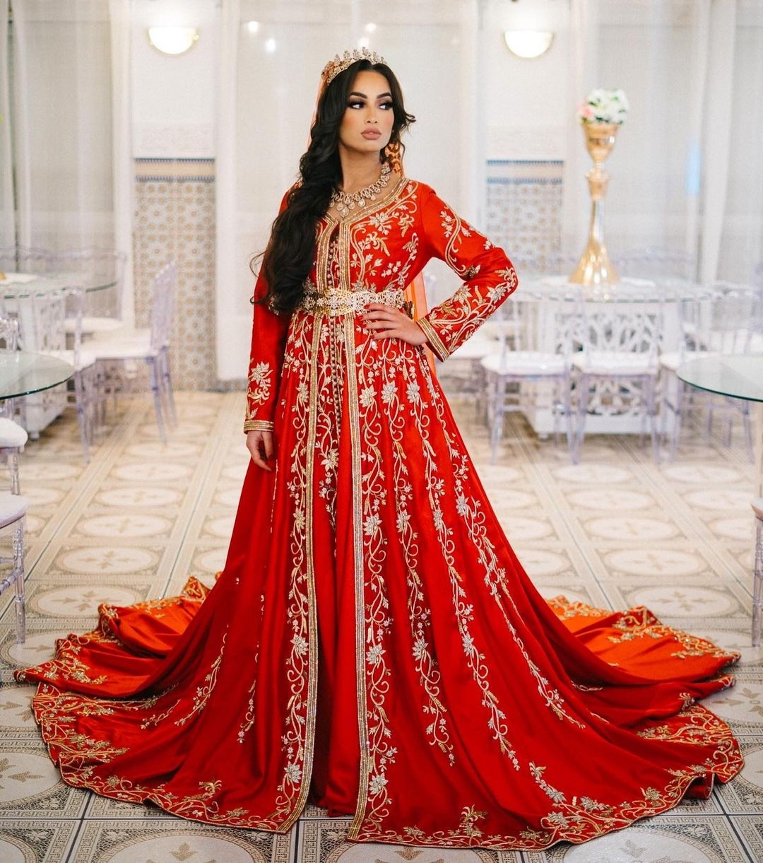 Caftan rouge 2020 sale