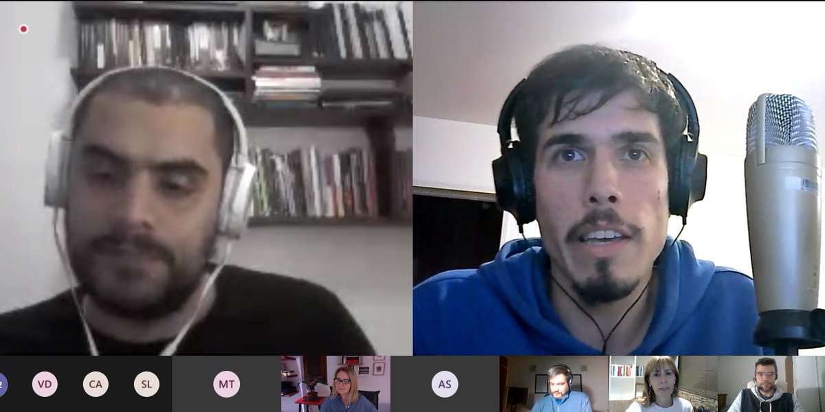 Aquí estamos, @ubpascal, @infociudadana_ y @unisalAR compartiendo la charla 'El podcasting en Argentina', con @AgustinEspada y @alanporcel__ .

Un gusto compartir el espacio con @EugeniaEtkin y @MarceFarre