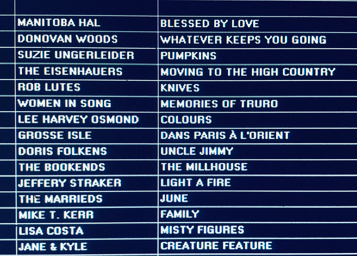 erinradio917FM's tweet photo. CdnRoots 9/6 10pE Wlcm @grosseisle @compagniedunord #womeninsong N🎶@SuzUngerleider @jefferystraker + ❤️🩹@mbhal + @DonovanWoods @theeisenhauers @roblutes @leeharveyosmond @bookendsceltic @TheMarrieds @miketkerrmusic Listen https://t.co/Yt1qUkao7i or TuneIn https://t.co/UVUno4rgny