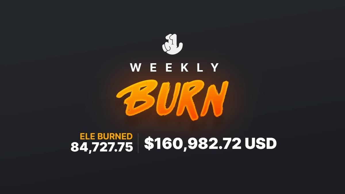 ElevenFinance's tweet photo. Weekly burns keep coming for https://t.co/mhBCR2zxaL

This one is our biggest ever!

TVL kept saw big growth this week across #Polygon and #BSC.

$ELE holders benefit with fee's seeing buyback and burn

Remember we are a capped supply with 8117630 tokens - deflation here we come! https://t.co/pie2lzJTUw