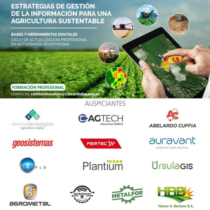 También destacamos a todas las Empresas vinculadas por su apoyo técnico:
<a href="/AGDagro/">Aceitera General Deheza SA</a> #AgTech #AbelardoCuffia <a href="/geosistemassrl/">Geosistemas SRL</a> @FertecSRL <a href="/auravant/">Auravant</a> #SKYFLD <a href="/PlantiumAG/">Plantium ©</a> <a href="/gis_ursula/">UrsulaGIS</a> <a href="/AgrometalArg/">Agrometal</a> @VanderhoevenAgr <a href="/MetalforSA/">Metalfor S.A.</a> y <a href="/hectorabertone/">Héctor A Bertone SA</a>

<a href="/IntaManfredi/">INTA Manfredi</a> <a href="/INTAMsJuarez/">INTA Marcos Juárez</a> <a href="/CiapcCba/">Colegio de Ingenieros Agrónomos de Córdoba CIAPC</a>