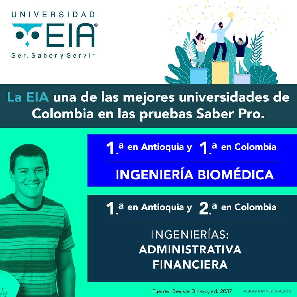 UniversidadEIA's tweet photo. Ocho ingenierías de la EIA entre las mejores de su clase en el país, según Semana-Dinero 👏
#UniversidadEIA #TalentoEIA #TodosSomosEIA https://t.co/fSztWFFwgb