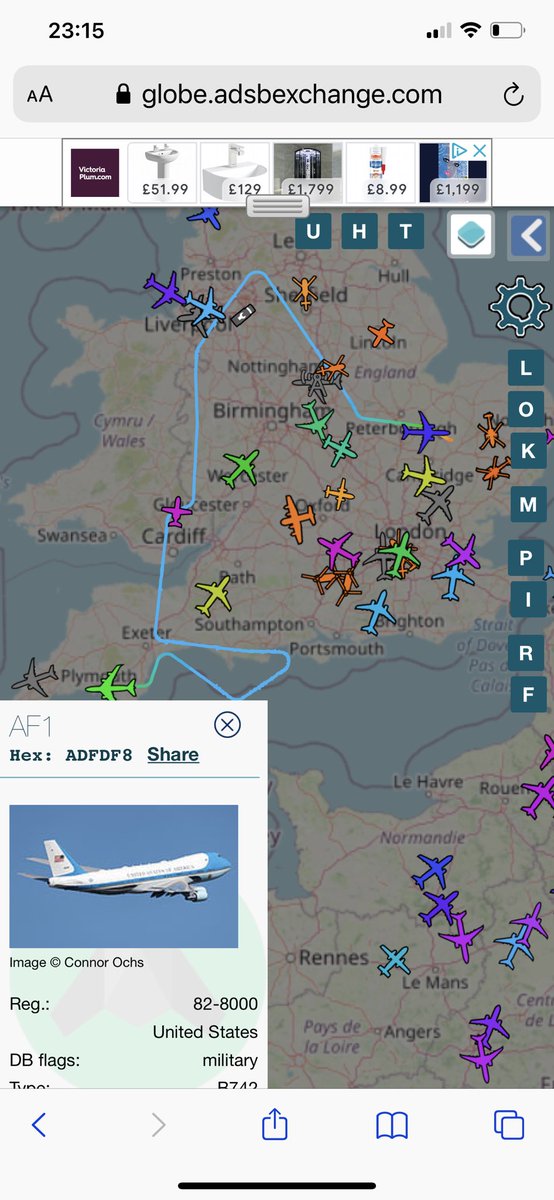 ⁦<a href="/TomSwarbrick1/">Tom Swarbrick</a>⁩ <a href="/lbc/">LBC</a> Not sure on how I can take climate change seriously when AF1 takes the long route down to NQY..