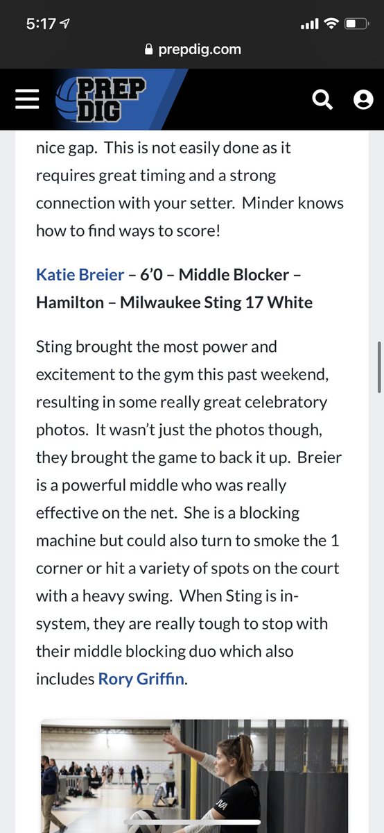 katie_breier's tweet photo. Thanks for the mention @PrepDigChris https://t.co/iVtwuWgaeB