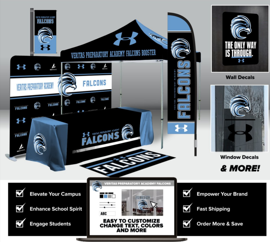 Brand new campus branding is available with NIKE and UA logos! No one does campus branding better than <a href="/BSNSPORTS/">BSN SPORTS</a> 💥 DM us or reach out to your local Sales Pro for more information and some mockups 🔥 #TheHeartoftheGame #CampusBranding