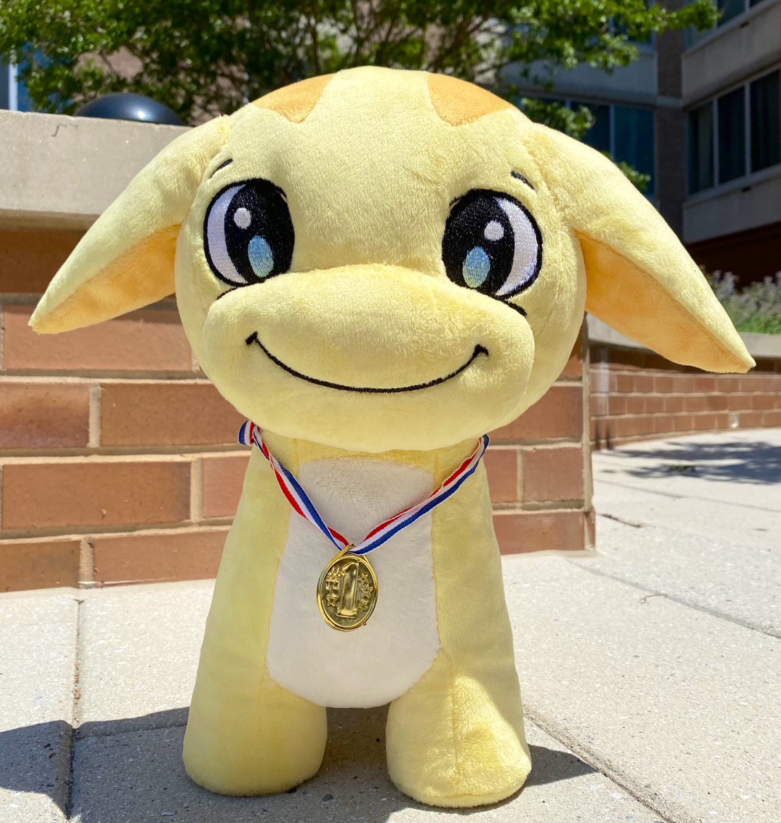 ALittleOnTheSly's tweet photo. For today’s race, this Poogle has a 1 to 1 chance of winning, or 100% 🥇#neopets #plush https://t.co/ggNW6YPzpj