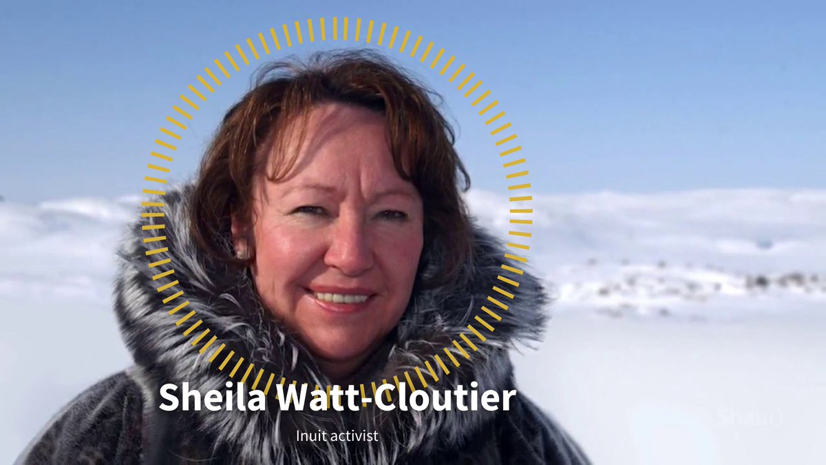 WOCThrive #womancrushwednesday

Sheila Watt-Cloutier launched the world’s first international legal action on climate change. She claimed Inuit hunting culture may not survive the loss of sea ice and other changes projected over the coming decades.