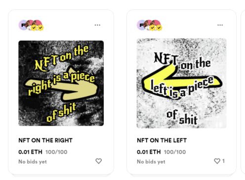 ScaroStepan's tweet image. Sorry about that. But… For the first time on Rarible, NFT is available that really helps to express oneself.

Left: rarible.com/token/0xd07dc4…

Right: rarible.com/token/0xd07dc4…