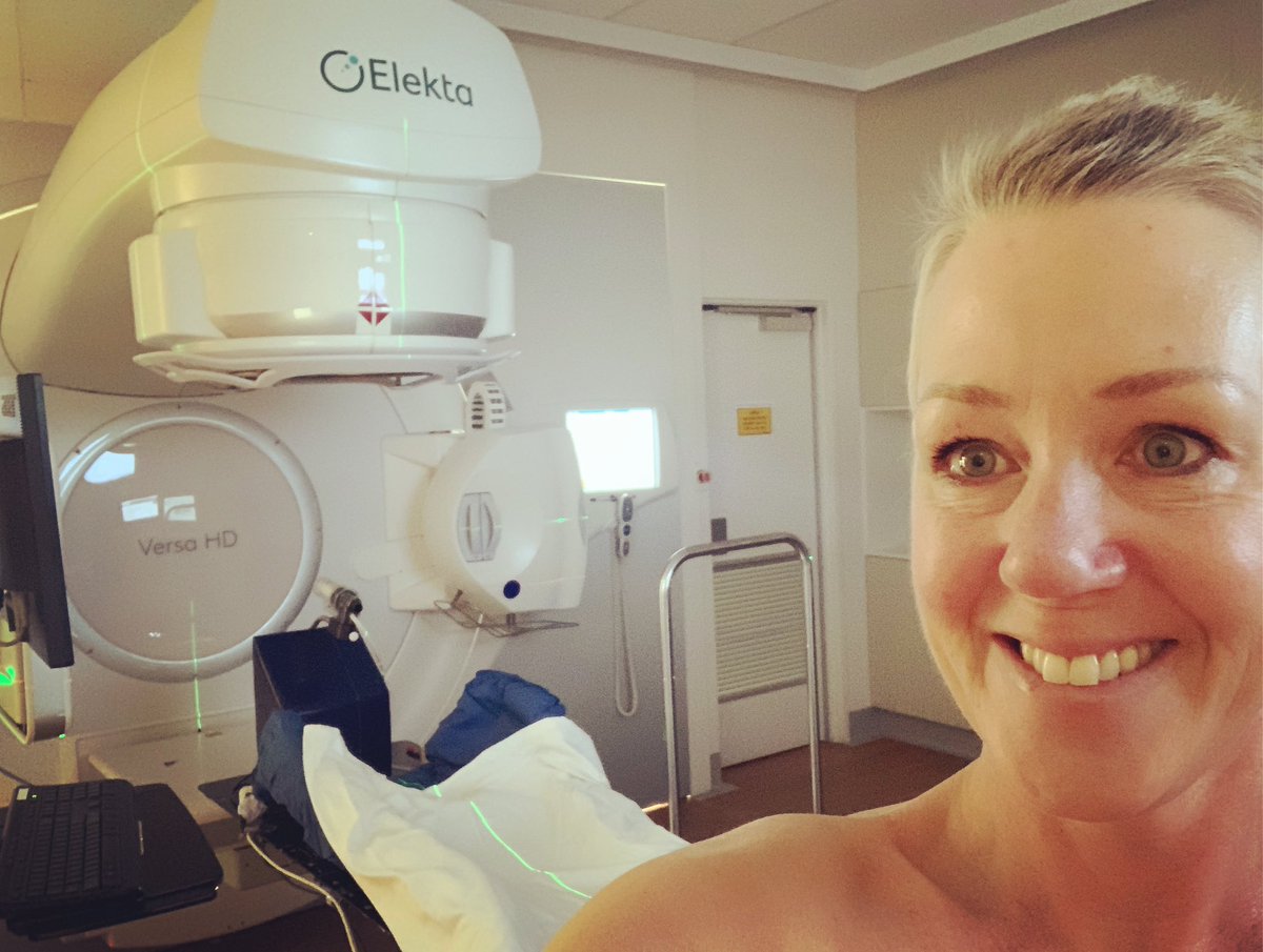 Half way through 28 sessions of #radiation. 🙌☢️ #breastcancer