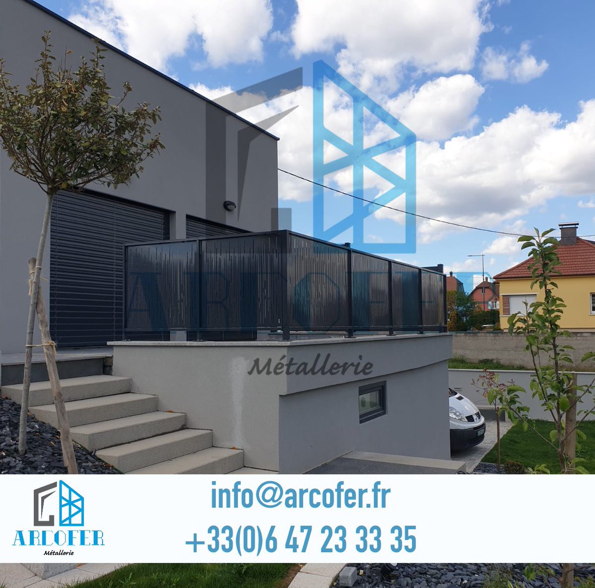Arcofer_fr's tweet photo. #Arcofer
#design
#gardecorps
#métallerie
#devisgratuit
#madeinfrance
#Alsace https://t.co/42bY6jphv7