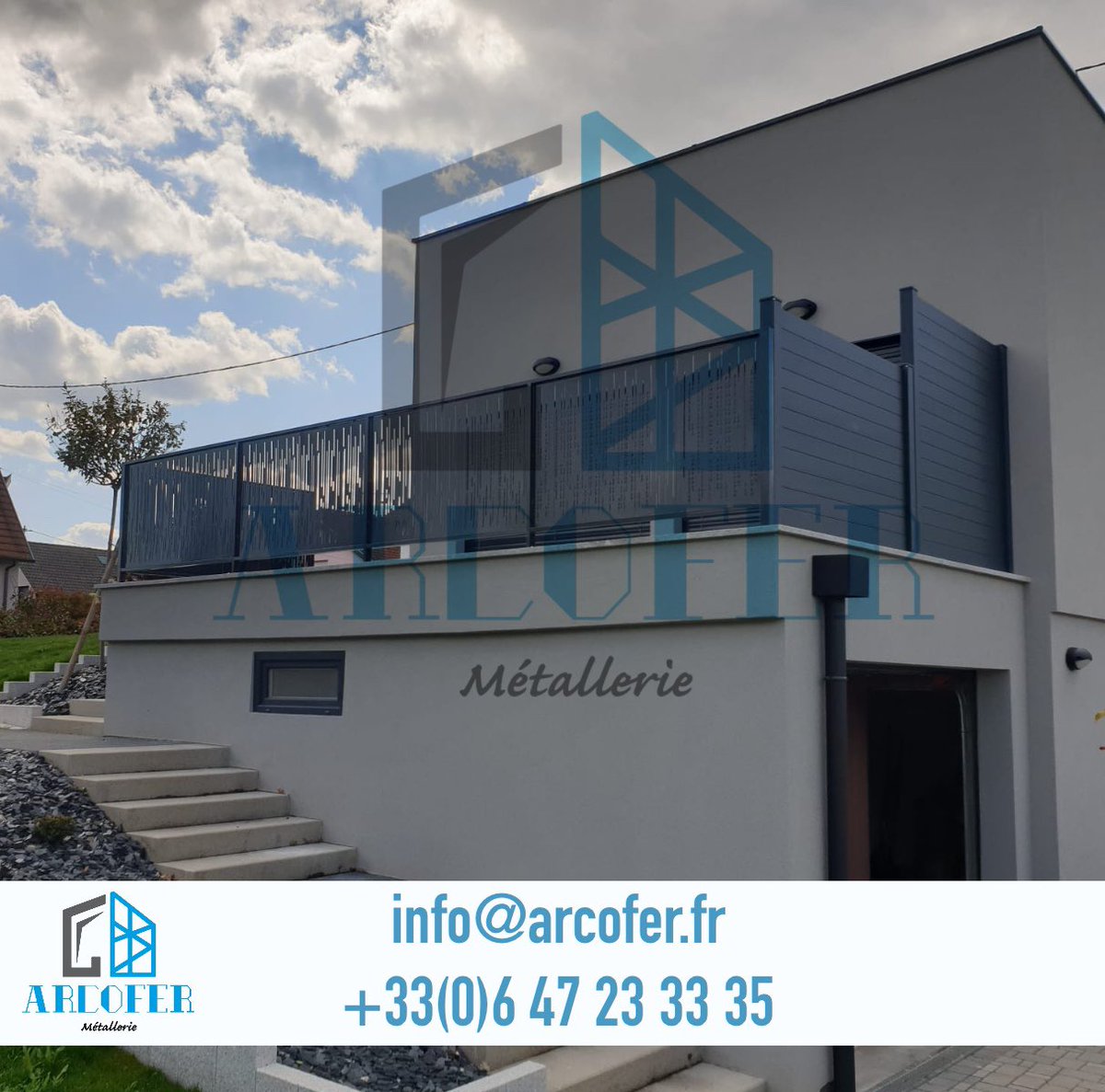 Arcofer_fr's tweet photo. #Arcofer
#design
#gardecorps
#métallerie
#devisgratuit
#madeinfrance
#Alsace https://t.co/42bY6jphv7