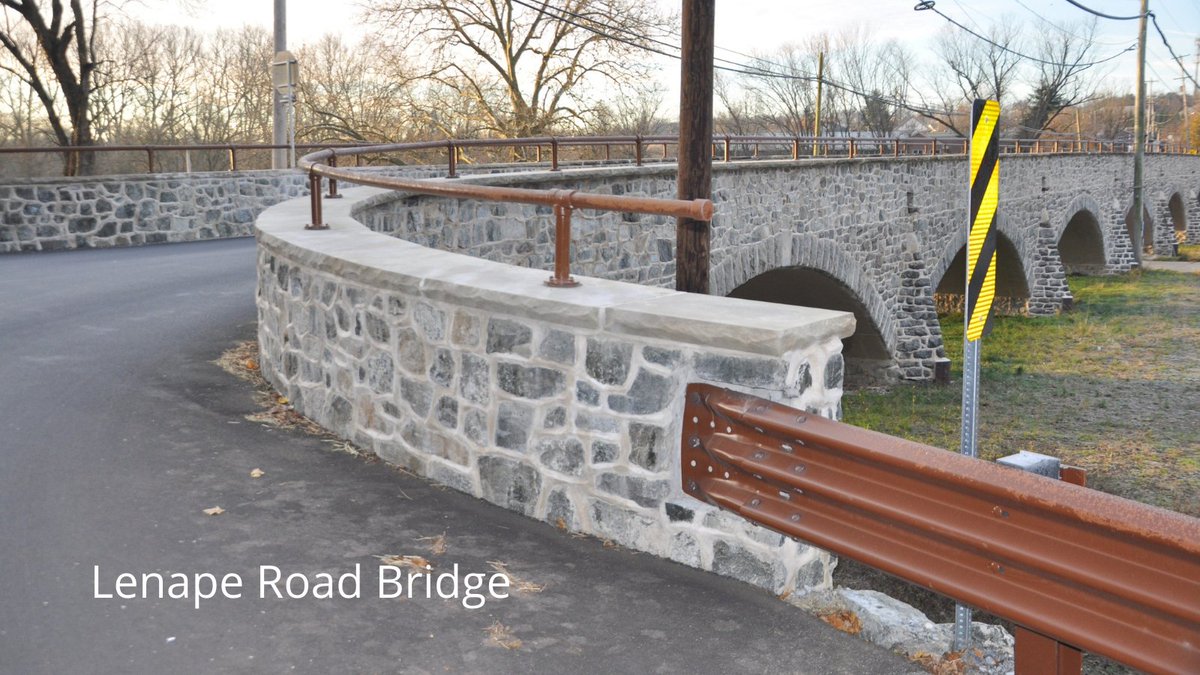 511PAPhilly's tweet photo. District 6 PennDOT is honored to receive the Preservation Alliance for Greater Philadelphia's 2021 Preservation Achievement Grand Jury Award for 3 projects: Main Street Bridge, Sellersville; Bryn Mawr Avenue bridges, Radnor; & Lenape Road Bridge, Birmingham. @PreservationPHL 🏆 https://t.co/qVHspejh7G